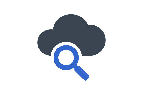 Cloud Search Icon: A Modern Graphic Asset for Branding and Marketing