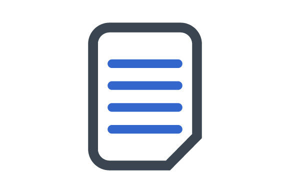 Document, Note Icon Graphics for Digital Sellers