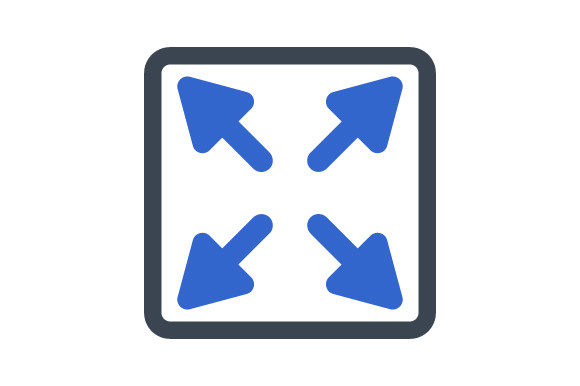 Expand Full Screen Icon for Modern Branding