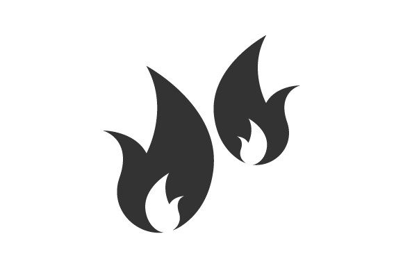 Fire Burning Icon: A Powerful Graphic Design Asset