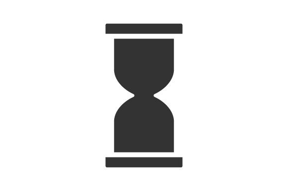 Hourglass Timer Icon Graphics for Crafters