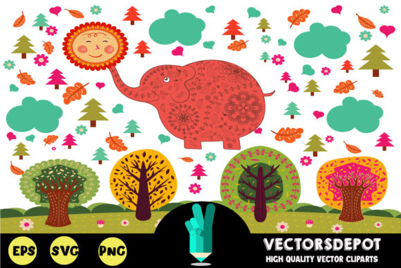 Its Autumn Time Graphics for Crafting
