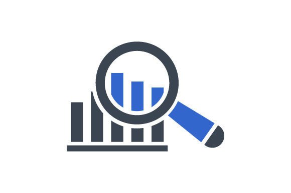 Marketing Analysis Icon: A Graphic Asset for Modern Content