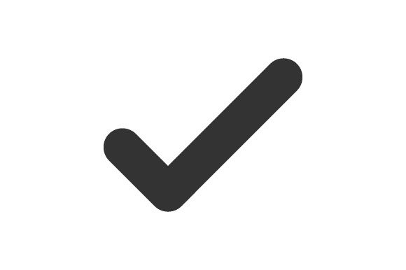 Right Tick Icon: A Crafters’ Graphic Design Asset