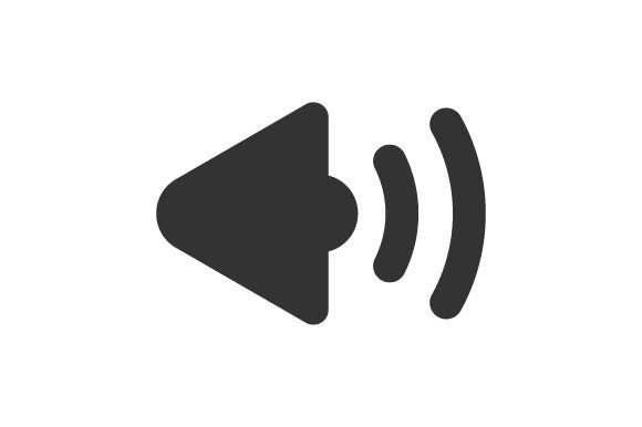 Sound Volume Icon Graphics for Crafters