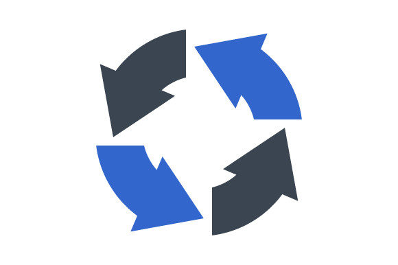 Sync Arrow Icon Graphics for Crafting