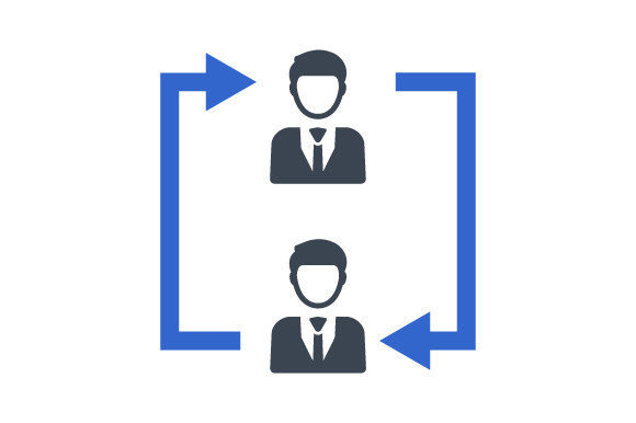 Teamwork Connectivity Icon Graphics