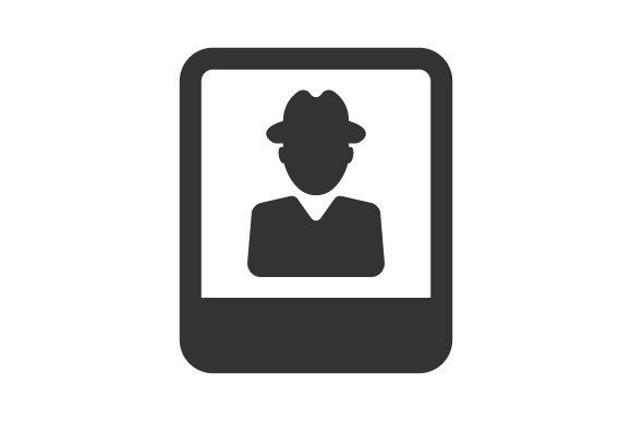 Wanted Poster Icon Graphics for Crafters